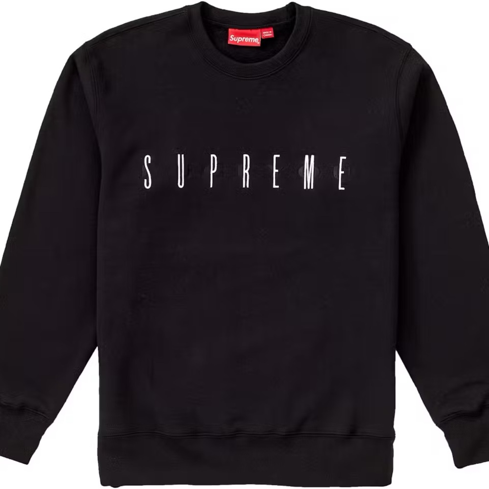 Supreme Black Men's Crewneck